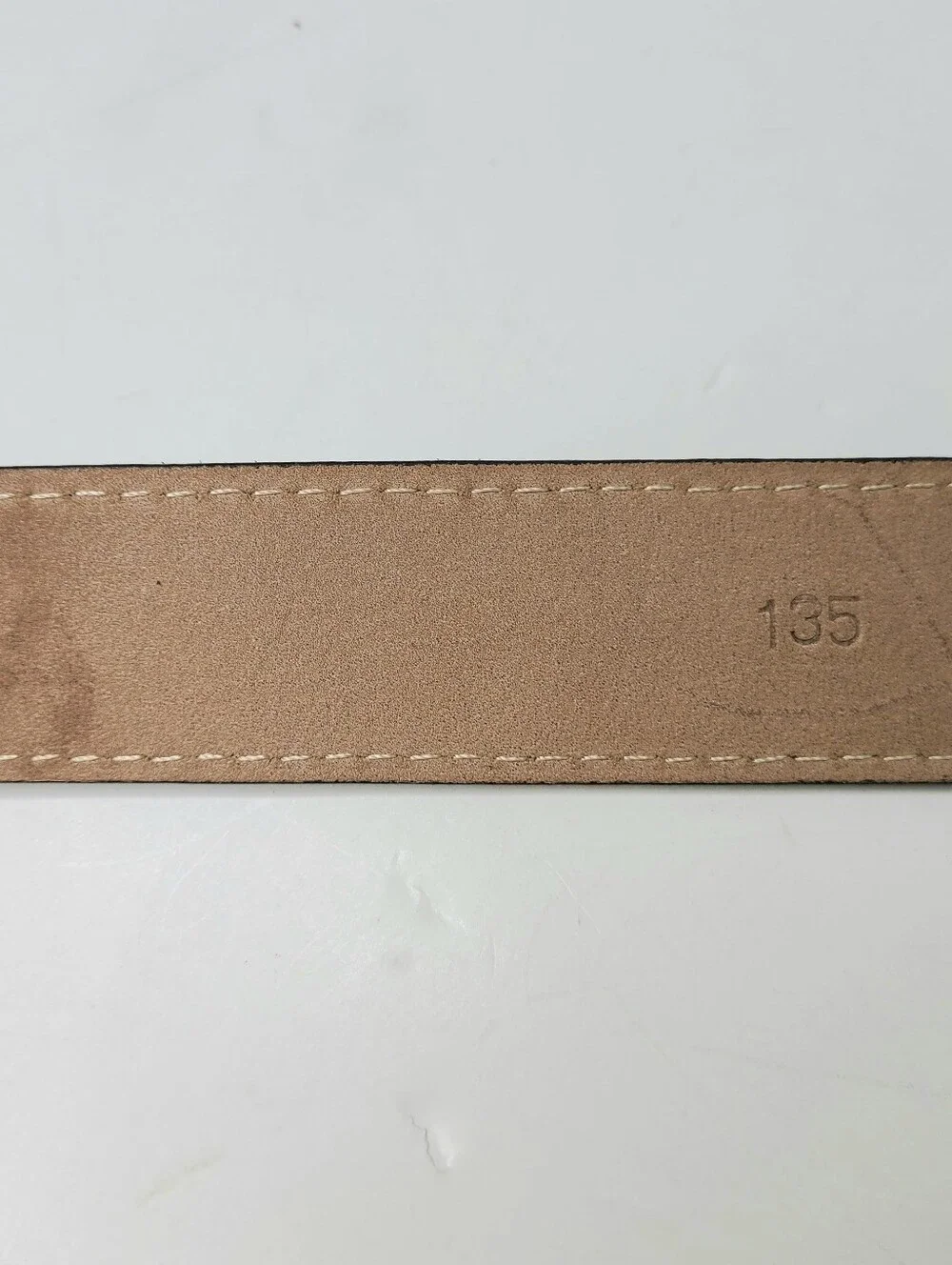 Corrente Chocolate Brown Soft Flexible Genuine Suede Minimalist Belt